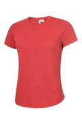 A Uneek UC316 ladies unisex classic t-shirt in Red