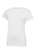A Uneek UC318 ladies classic t-shirt in White