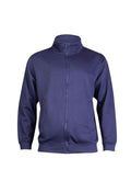 A Uneek UC203 unisex deluxe sweat jacket in Navy