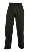 A Uneek UC521 childrens unisex jog bottoms in Black