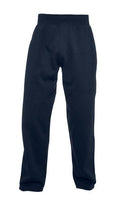 A Uneek UC521 childrens unisex jog bottoms in Navy