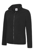 A Uneek UC608 ladies classic full-zip fleece jacket in Black