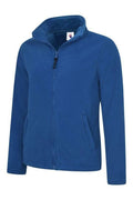 A Uneek UC608 ladies classic full-zip fleece jacket in Royal