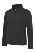 A Uneek UC613 ladies classic soft shell jacket in Black