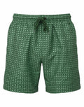 Wombat WB900 shorts featuring a geometric pattern and drawstring waistband.