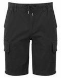 Wombat's WB903 cargo shorts feature a drawstring waist and multiple pockets.
