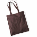 WM101 tote bag by Westford Mill with two handles against a white background.