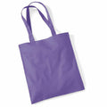The Westford Mill item, model WM101, a tote bag with long handles, is displayed in purple against a white background.