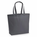 Westford Mill's WM225 is a gray tote bag featuring two handles, set against a white background.
