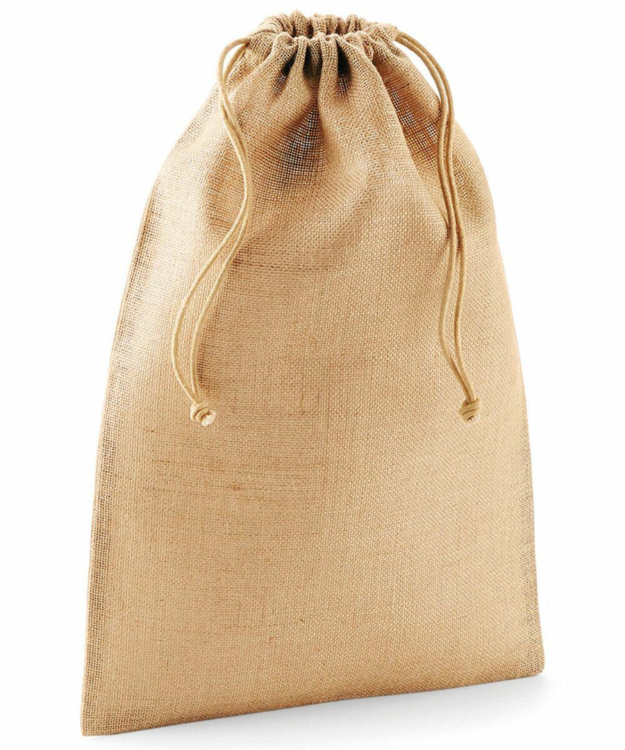 A Westford Mill WM415 with a plain design, closed at the top with two knotted strings.