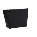 WM540 by Westford Mill, a black zippered pouch, stands upright against a white background.