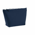 The WM540 toiletry bag from Westford Mill features a navy blue color and minimalist design, shown against a plain white background.