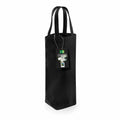 The WM620 tote bag from Westford Mill in black, featuring twin handles and an attached tag.