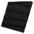 Westford Mill's WM710 gym towel in black, folded at one corner on a white background.