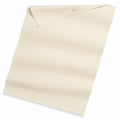 A diagonally creased, cream-colored WM710 cloth napkin from Westford Mill placed on a white background.