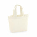 A Westford Mill WM845 off-white canvas tote bag with short handles.