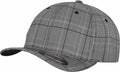 Flexfit By Yupoong's YP041 features a gray plaid design with a curved brim.