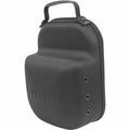 Flexfit By Yupoong's YP101 is a black hard shell carrying case featuring a handle and three metal ventilation holes on the side.