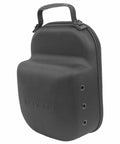 A black hard-shell carrying case with a zipper closure and a small handle on top. The case features the brand name "Flexfit By Yupoong" embossed on the front and is called "YP101.