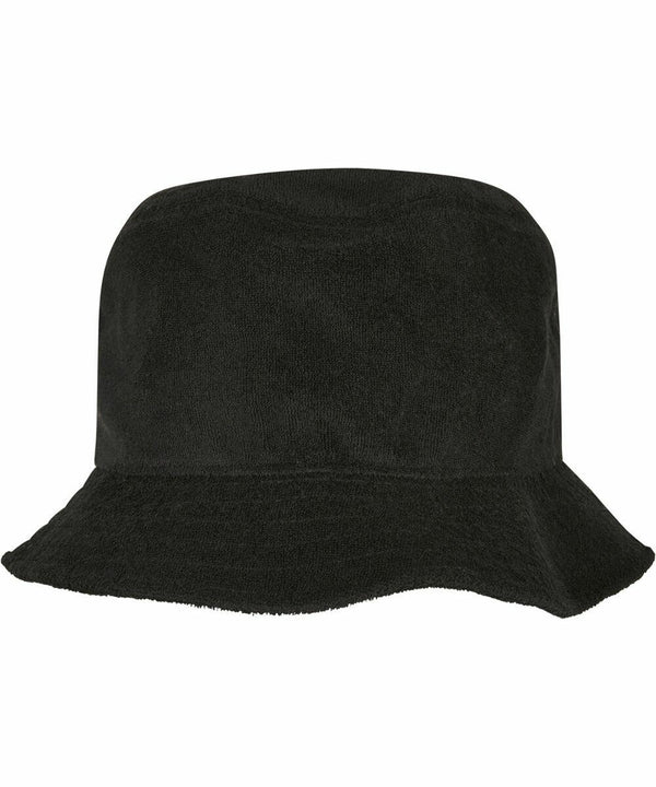 A black YP199 by Flexfit By Yupoong with a slightly curved brim and smooth fabric texture.