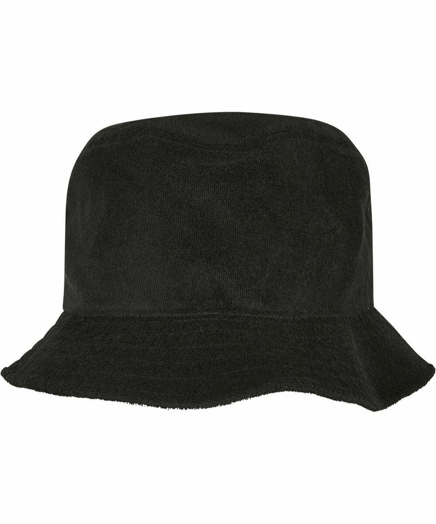 A black YP199 by Flexfit By Yupoong with a slightly curved brim and smooth fabric texture.